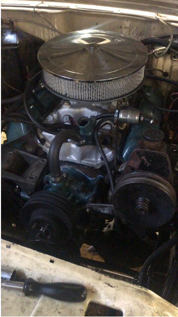 motor van de auto 